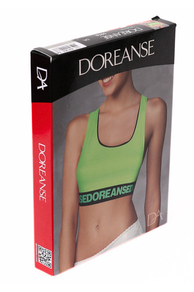 Doreanse Women's Neon Green Sports Bra 5576