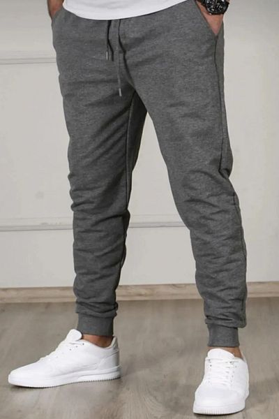 EXSPORT Smoked Color Men's Slim Fit Jogger Sweatpants
