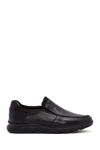 Derimod Men's Black Leather Genuine Leather Comfort Penny Loafer Shoes Casual Daily Shoes 24Wfd6809Ft