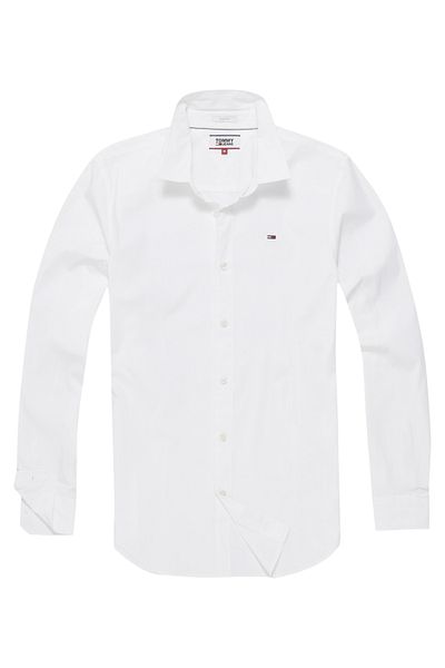 Tommy Hilfiger Men's White Shirt DM0DM04405100-white