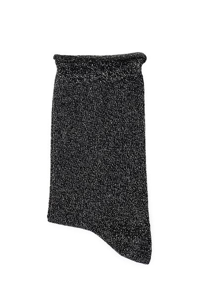 Derimod Women's Black Glitter Cotton Socks 000A2C40066F