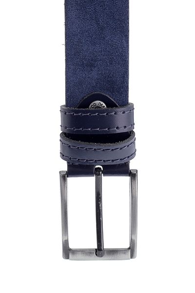 Derimod Curea casual din piele albastru bleumarin pentru bărbați 000A2D12252V3
