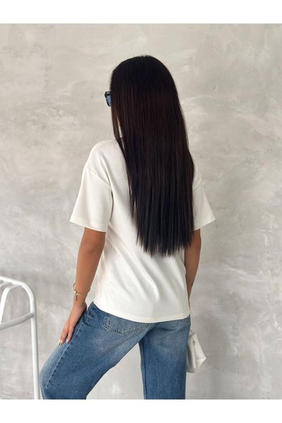 Femira Magaza Oversize Short Sleeve Modal Women's T-Shirt