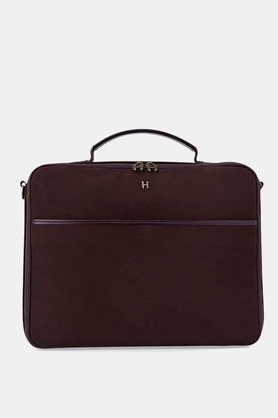 HELMBROOK Boris Genuine Leather Men's 15.6" Single Compartment Laptop Bag