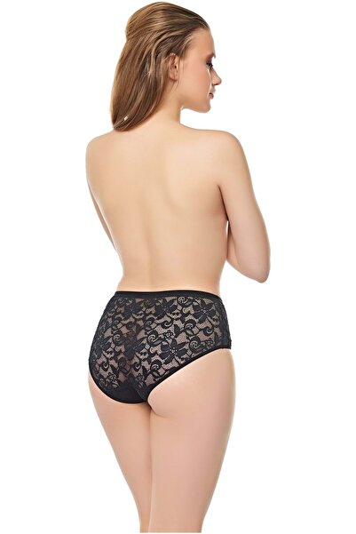 Belinay 0251 Chiloți cu dantelă neagră XL