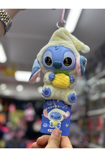 Miniso Stitch Peluş Oyuncak Anahtarlık
