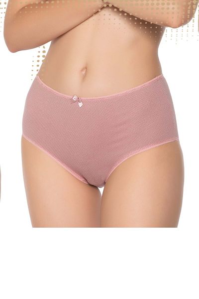 Belinay 3509 Women's High Waist Bato Panties 4 Pack Patterned m