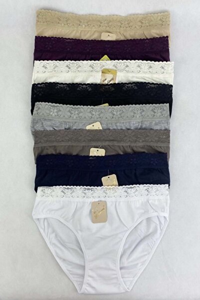 Belinay 6 Τεμάχια 04 Γυναικεία Modal Beli Ruched Σλιπ Γκρι XL