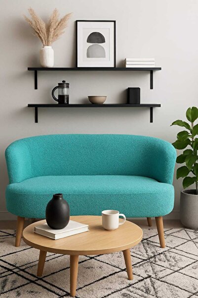 eda hacıoğlu edam bedding group Turkuaz Teddy Çift Kişilik Berjer (SALON, BAL...