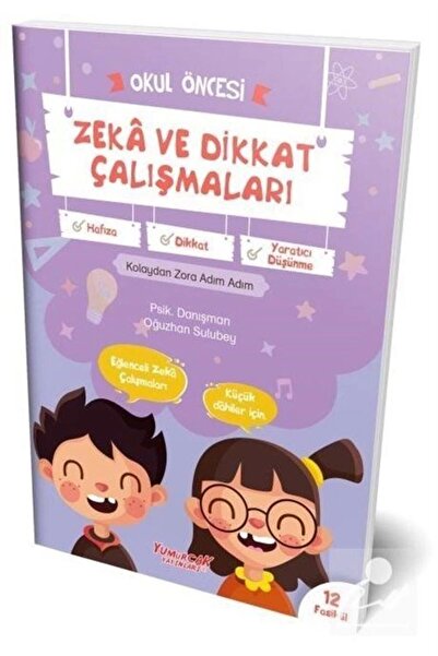 Yumurcak Yayınları Zeka Ve Dikkat Çalışmaları Seti