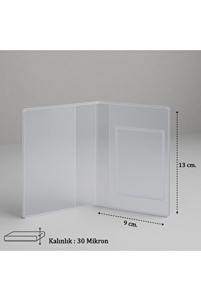 Boldy Passport Case - Passport Wallet-Transparent Passport Protection Case Passport Protector-Passport Holder (1Pcs)