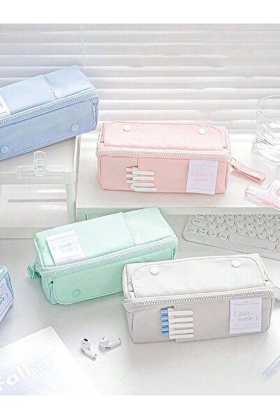 womistore Kavai Kalemlik Kalem Kutusu çok foksiyonlu çok bölümlü kanvas