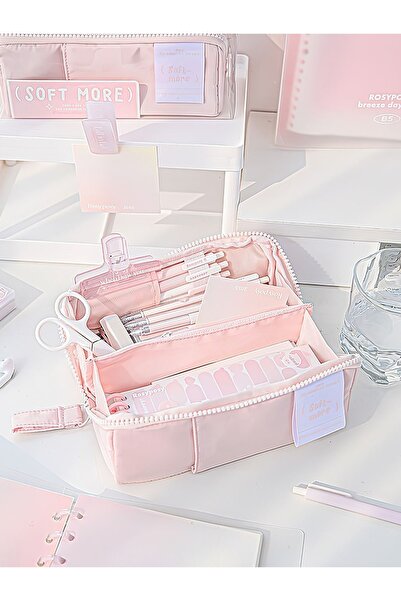 womistore Kavai Pen Holder Pen Case pânză multifuncțională cu mai multe secțiuni