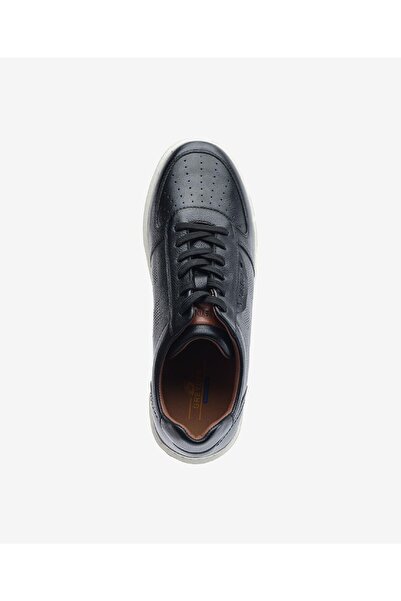 Greyder Erkek Siyah Hakiki Deri Sneaker Ayakkabı 5Y1SA14810
