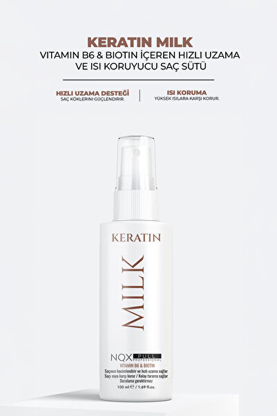NQX PULL Saç Besleyici Keratin Sütü X7 Bileşen Keratin Kolajen Saç Bakım Sütü Hızlı Ve Sağlıklı Uzama