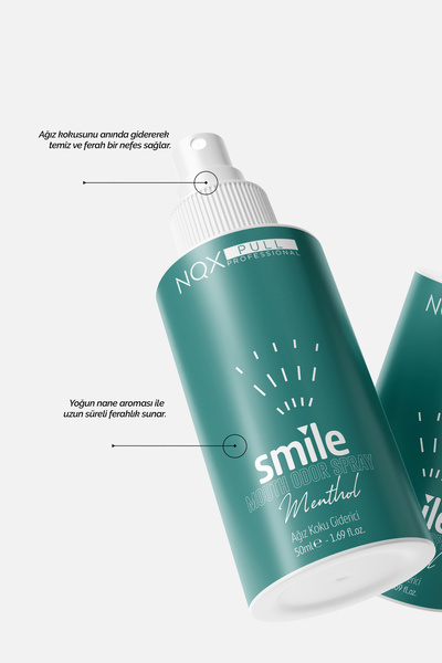 NQX PULL Ağız Koku Spreyi Anında Koku Giderici Sprey Menthollü