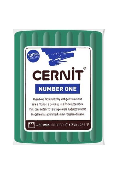 Cernit Number One Polimer Kil 56gr Green 600
