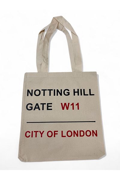 JENES London Patterned Linen Tote Bag - Unisex