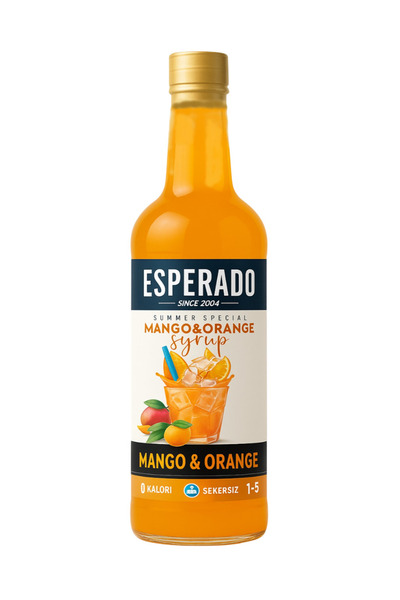 ESPERADO Mango-portakal Yoğun Aromalı Konsantre Şurup 750 ml