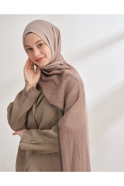 ARMANDA Muslin Tie-Dye Shal - Mink-Stone