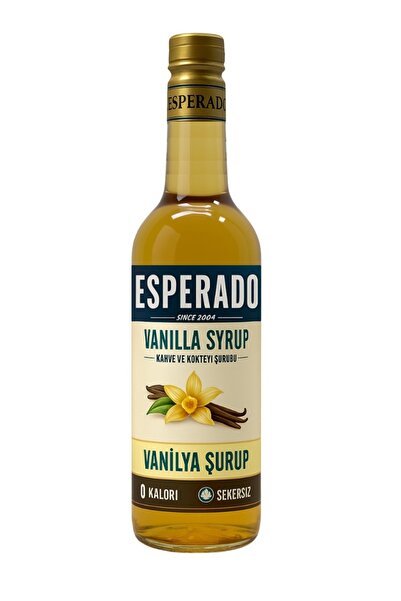ESPERADO Şekersiz ( Sugar Free ) Vanilyalı Aromalı Kahve & Kokteyl Şurubu - 7...