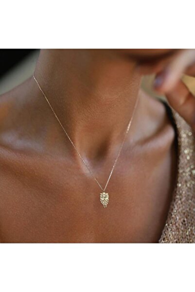 ByGoldenHouse Baykuş Kolye