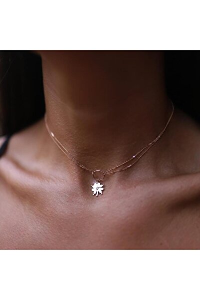 ByGoldenHouse Yonca Choker Kolye