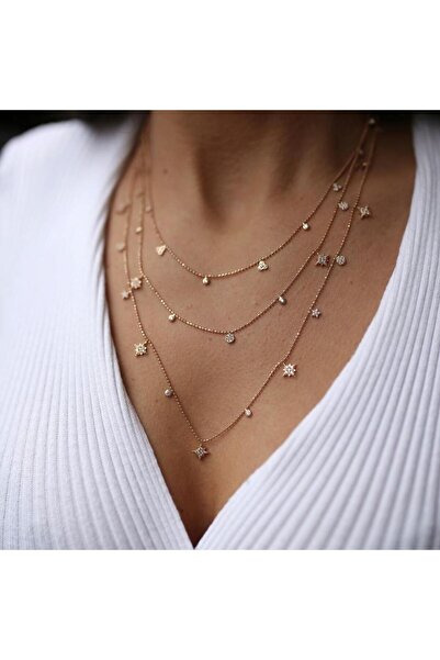 ByGoldenHouse Tohum Taşlı Kolye Kombin