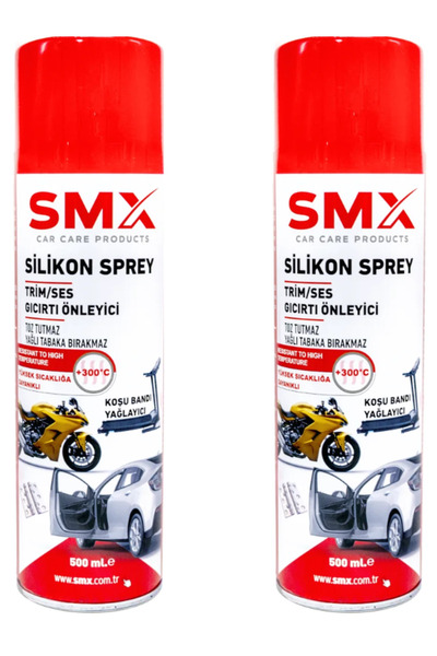SMX Silikon Yağlayıcı Sprey 500 Ml 2 Adet
