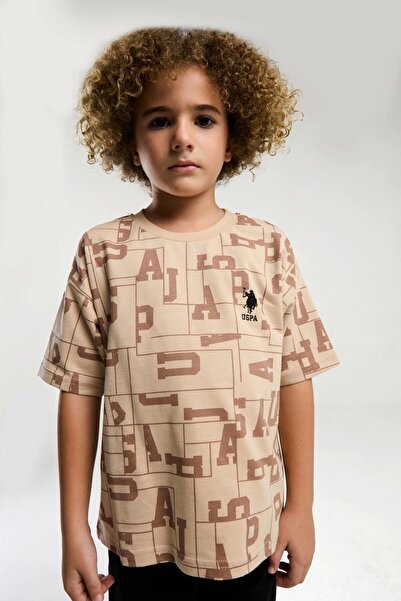 U.S. Polo Assn. Boy's Bermuda Suit - Beige