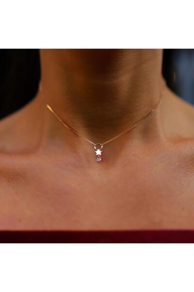 ByGoldenHouse Yıldız Choker Kolye