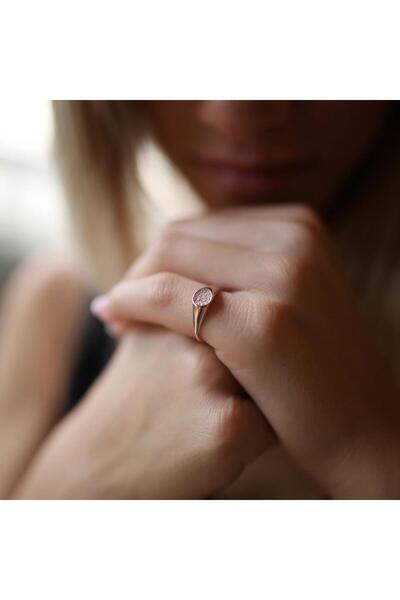 ByGoldenHouse Taşlı Mini Şövalye Yüzük
