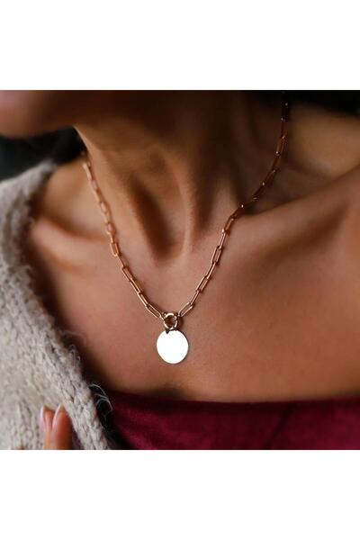 ByGoldenHouse Ataç Madalyon Kolye