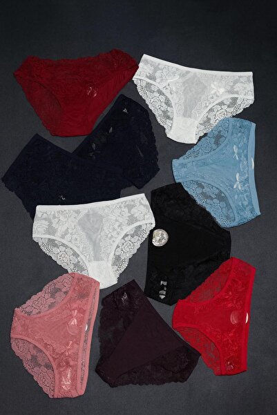night desir Tüllü Dantelli Bikini Külot