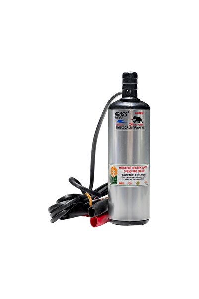 TarımGaraj Gross Alüminyum Gövde Büyük Dalgıç Sıvı Transfer Pompası 24 Volt