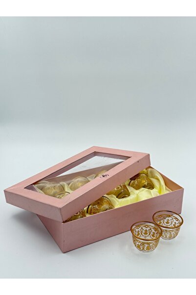 B&D SET OF 12PCS GLASS CAWA CUPS