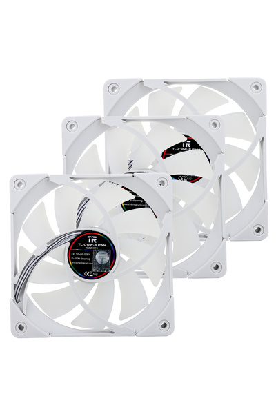 ThermalRight TL-C12W-S V3 x3 Packs Case Fan 120mm ARGB CPU Cooler Fan Comes with ARGB Mirror Light Effect,