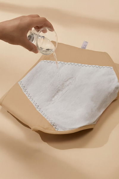 Sh Mağazacılık Chiloți menstruali pentru femei cu talie înaltă Single Skin – Lenjerie de corp menstruală rezistentă la scurgeri, lavabilă, cu croiala confortabilă