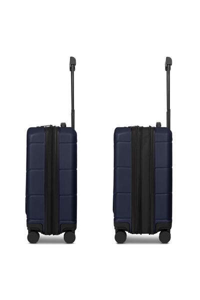 Police Troler de cabină London cu 4 roți, 55 cm, compartiment pentru laptop cu pliuri extensibile