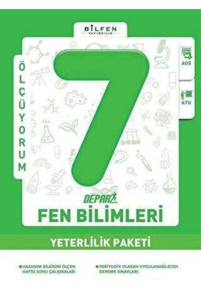 Bilfen Yayıncılık Bilfen 2026 7.sınıf Fen Bilimleri Depar Yeterlilik Paketi