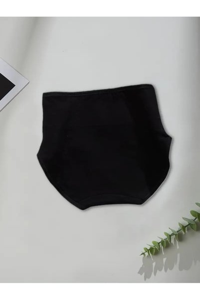 giyindegel Black single washable menstrual underwear women's night use convenient leak-proof menstrual panties