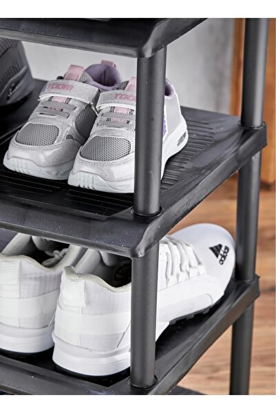 ALY DURU 5 Katlı Plastik Ayakkabılık - Bölmeli Ayakkabı Rafı Düzenleyici