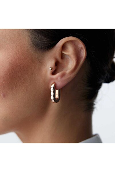 ByGoldenHouse Bomb Pırlanta Ataç Küpe