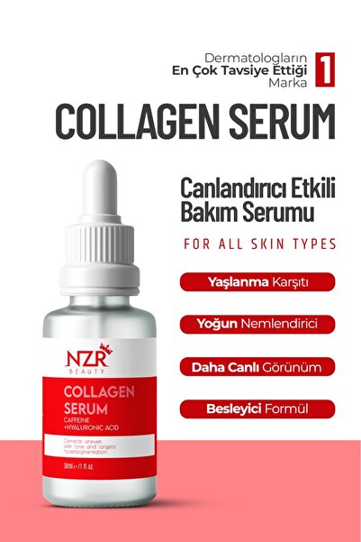 NZR BEAUTY Kırışıklık Ve Yaşlanma Karşıtı Botox Etkili Pelling Yüz Serumu