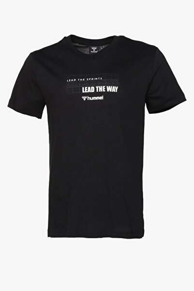 hummel Ανδρικό μαύρο μπλουζάκι Hmlatlas SS - 911712-2001