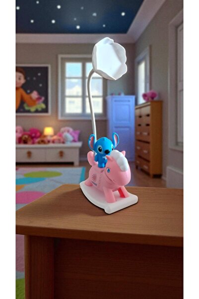 FAMEMUS ACCESSORY Stich Fiğürlü Masa Üzeri Gece Lambası