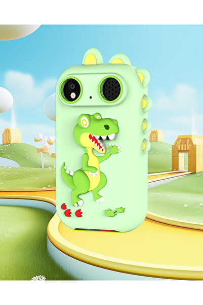 zyteq Telefon pentru copii Q13, IPS de 2,8", cameră 1080P, jocuri, MP3, contr...