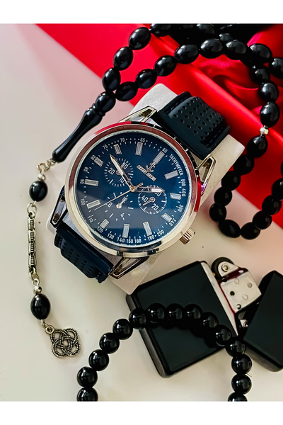 S.POLO Erkek Saat Kombin Set Takım Nişan Hediyesi 5li set