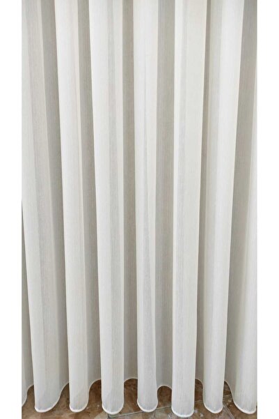 Mexess Premium Yoğun Dokulu Ağır Gramajlı Dökümlü Ultra Bambu (1/3 Sık Pile) Ütü İstemez Tül Perde