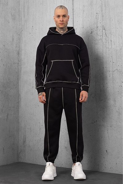 Plus Eighteen Men's Hoodie - Reverse Stitch, Us3997Sy